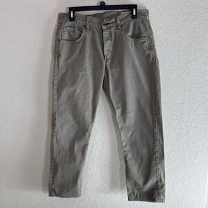 Rag & Bone Standard Issue Fit 2 Slim Leg Jeans Distressed Pants Khaki Gray